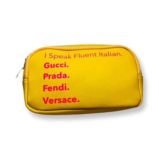 Belt Bag (Speak Fluent French) Yellow