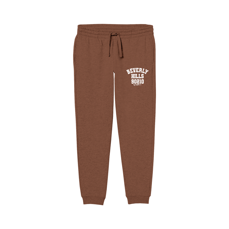 Beverly Hills Brown Chocolate With White Sweatpants 90210