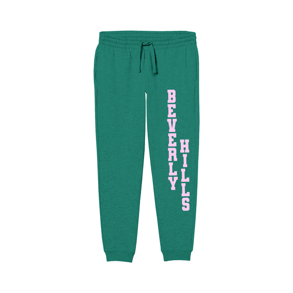 Beverly Hills Green with Pink Sweatpants