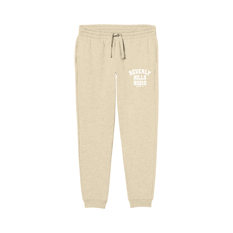 Beverly Hills Sand Shell with White Sweatpants 90210