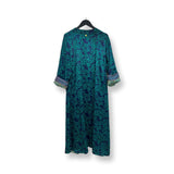 Back Blue Reversible long kimono