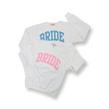 Bride Pullover Sweatshirt, White Crewneck