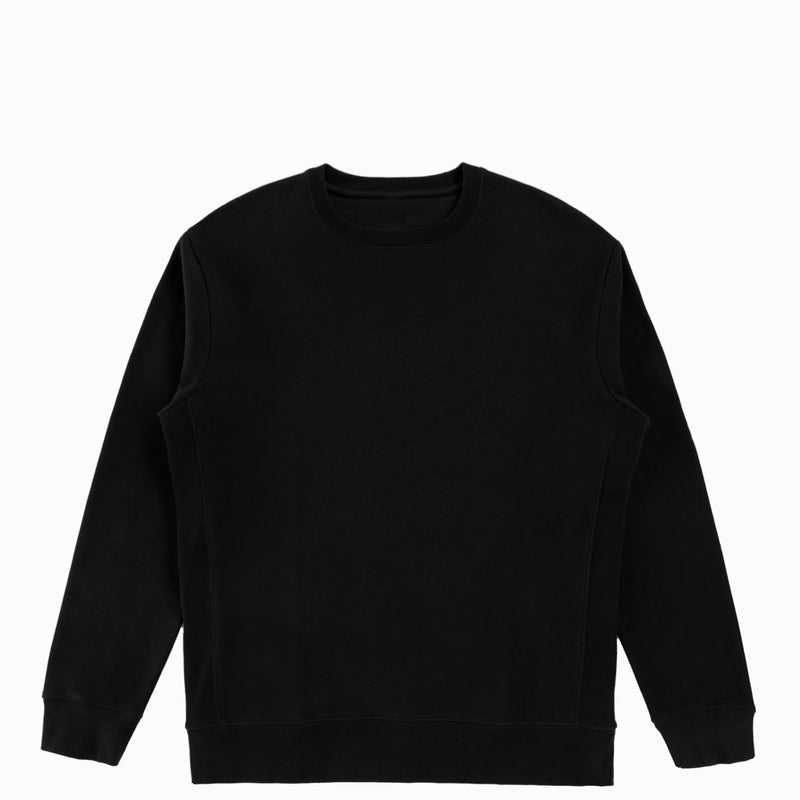 Cozy Sweatshirt Plain Black | Ingrid Wittmann