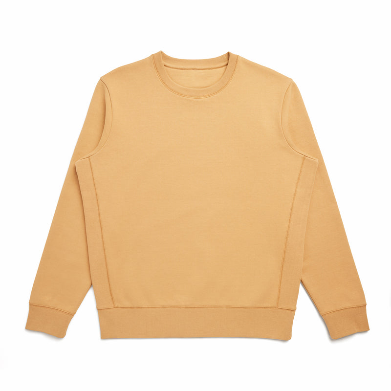 Cozy Sweatshirt Plain Camel | Ingrid Wittmann