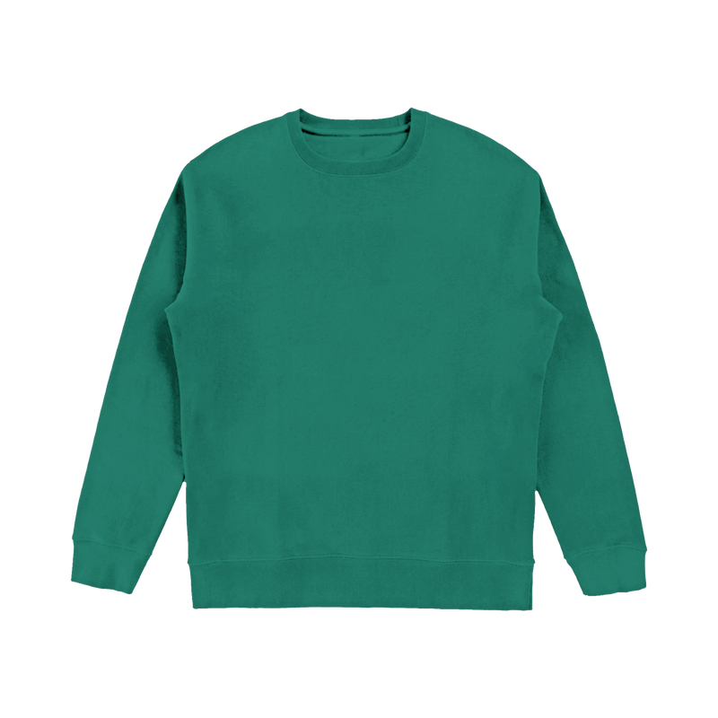 Cozy Sweatshirt Plain Green | Ingrid Wittmann