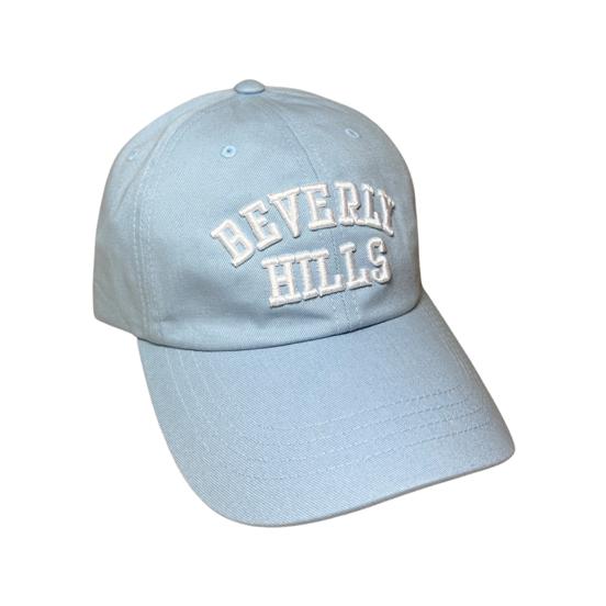 Beverly Hills cap Blue with white letters 90210 