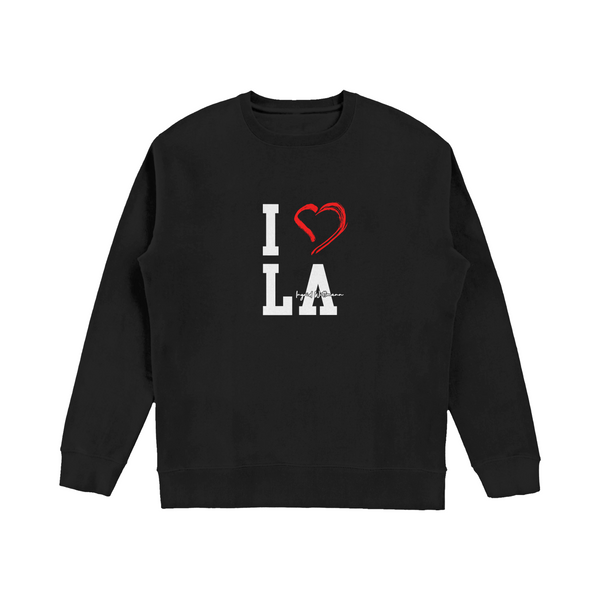 I Love LA Crewneck Black