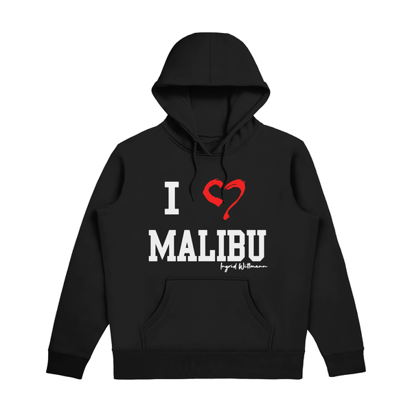 I Love Malibu Hoddie Black