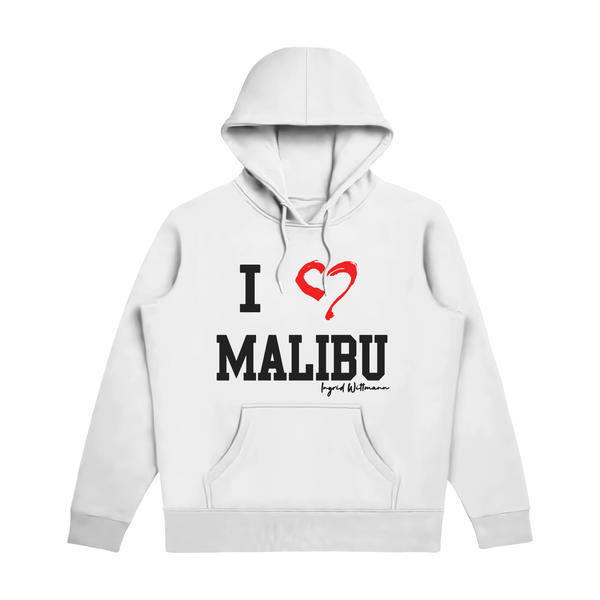 I Love Malibu Hoddie White