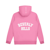 Pink Beverly Hills Zipper Sweater Beverly Hills Zipper 90210 With white Letters