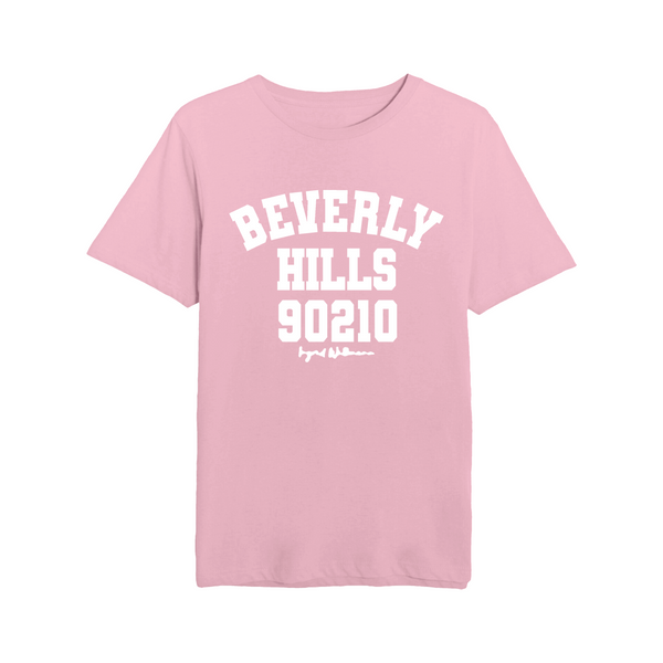 Pink T shirt Beverly Hills 90210 tee pink