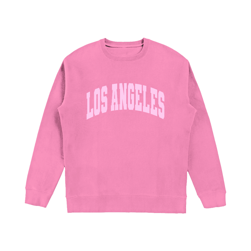 Los Angeles Pink with pink sweatshirt