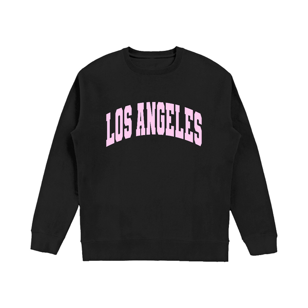 Los Angeles Black With Pink Sweatshirt