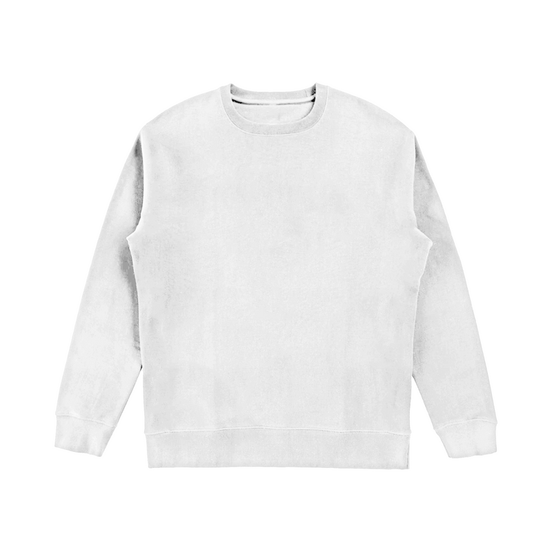 Cozy Sweatshirt Plain White | Ingrid Wittmann