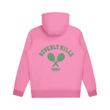 Tennis Pink Beverly Hills Zipper Sweater Beverly Hills Zipper 90210 With pink Letters