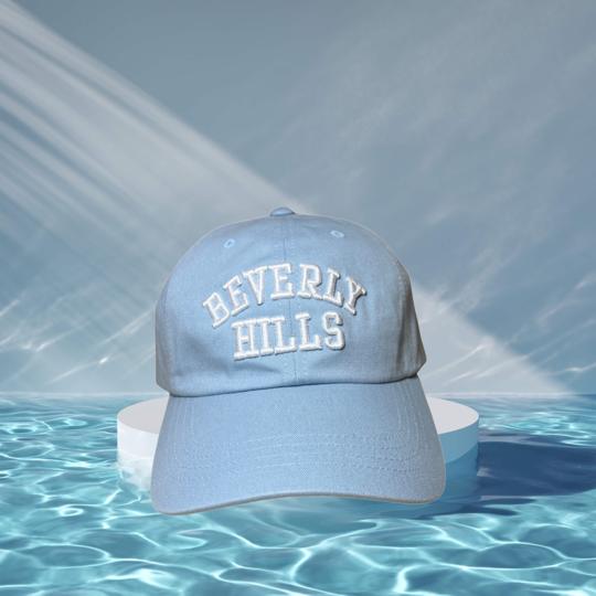 Blue Beverly Hills cap